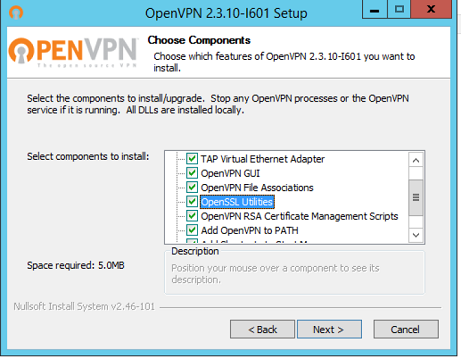 Openvpn настройка сервера windows